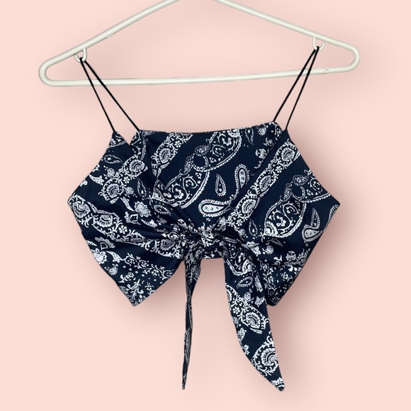 Tops - Bandana Crop Top